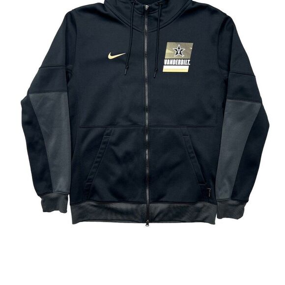 Nike Jacket Men's Medium Dri-Fit Vanderbilt Commodores Full Zip Athletic Hoodie - Picture 4 of 12
